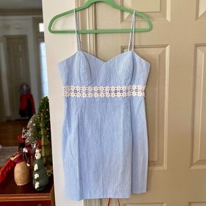 Lilly Pulitzer Seersucker Slip Dress